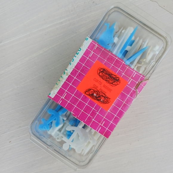 Vintage Nautical Epic Sail Picks Tooth Picks Cupcakes Toppers Party Fruit 30pc - Picture 4 of 6